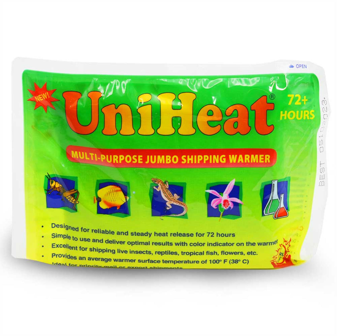 UniHeat 72 hour multi-purpose jumbo shipping warmer that can be included in your purchase to keep your plants warm on their journey.