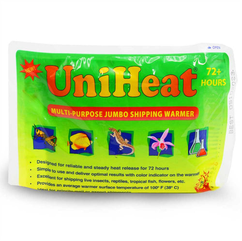 UniHeat 72 hour multi-purpose jumbo shipping warmer that can be included in your purchase to keep your plants warm on their journey.